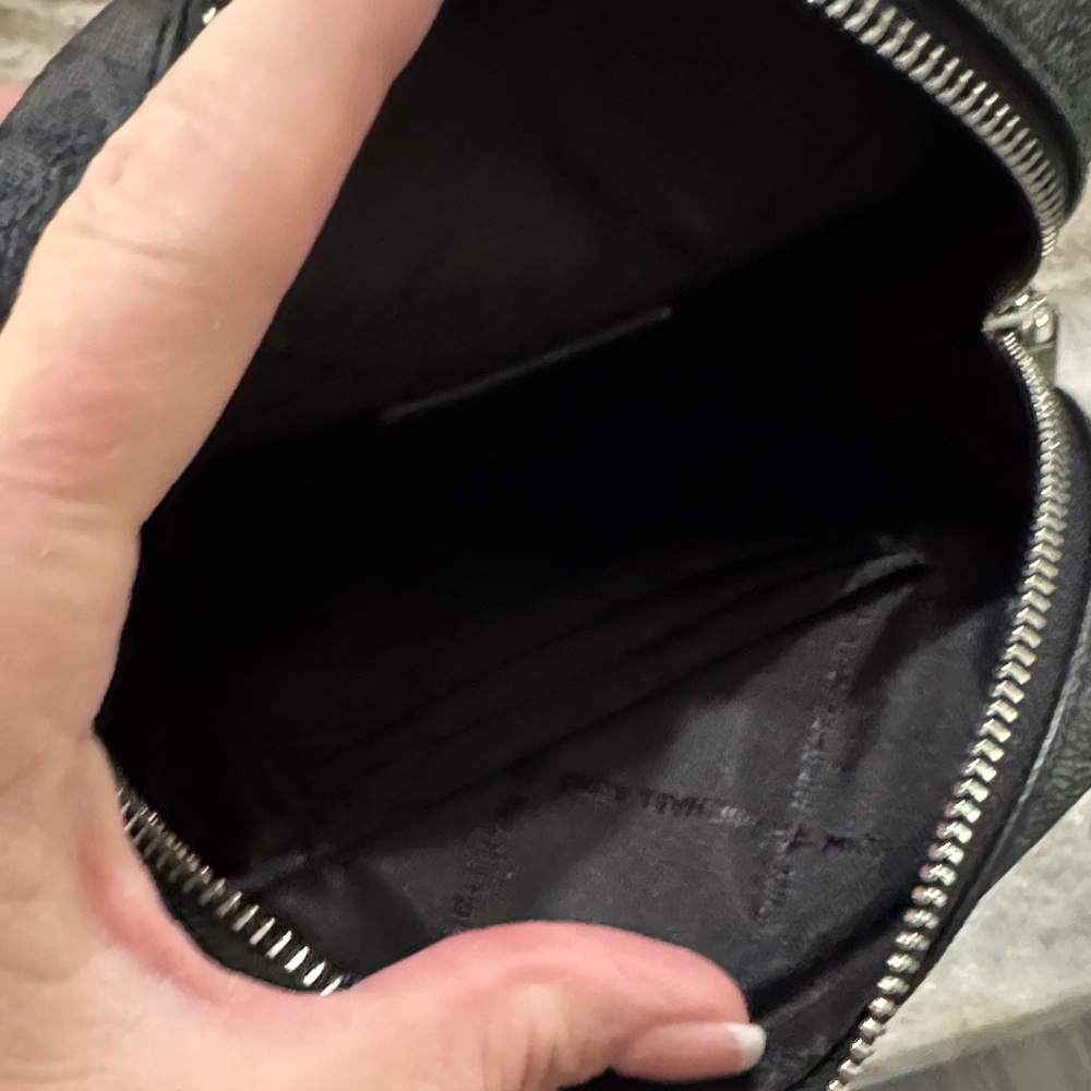 Michael Kors Gray/Black Signature Crossbody Bag - Picture 3 of 5